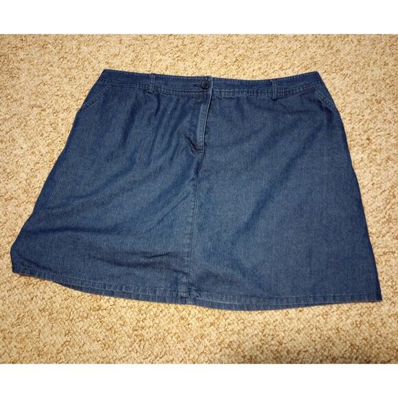 White Stag Ladies size 16W Denimm Skort - Picture 1 of 4